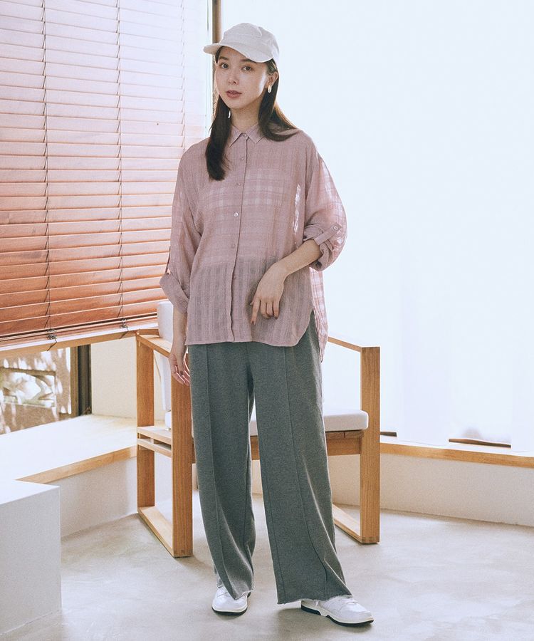 earth music&ecology「センターシームタックスウェットパンツ」|その他|