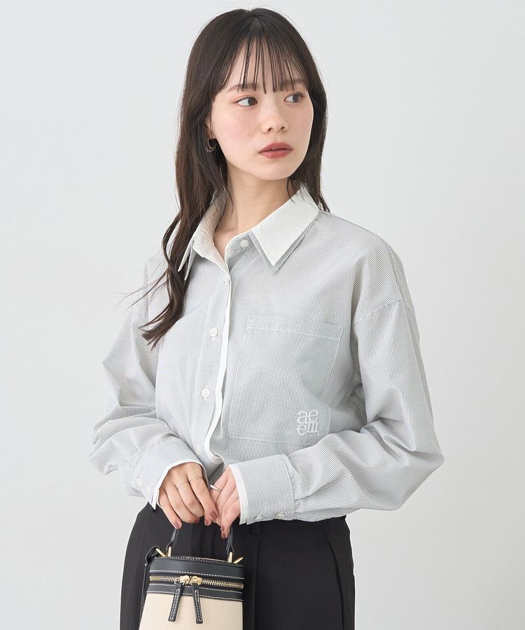 earth music&ecology「レイヤードストライプシャツ」|シャツ・ブラウス|