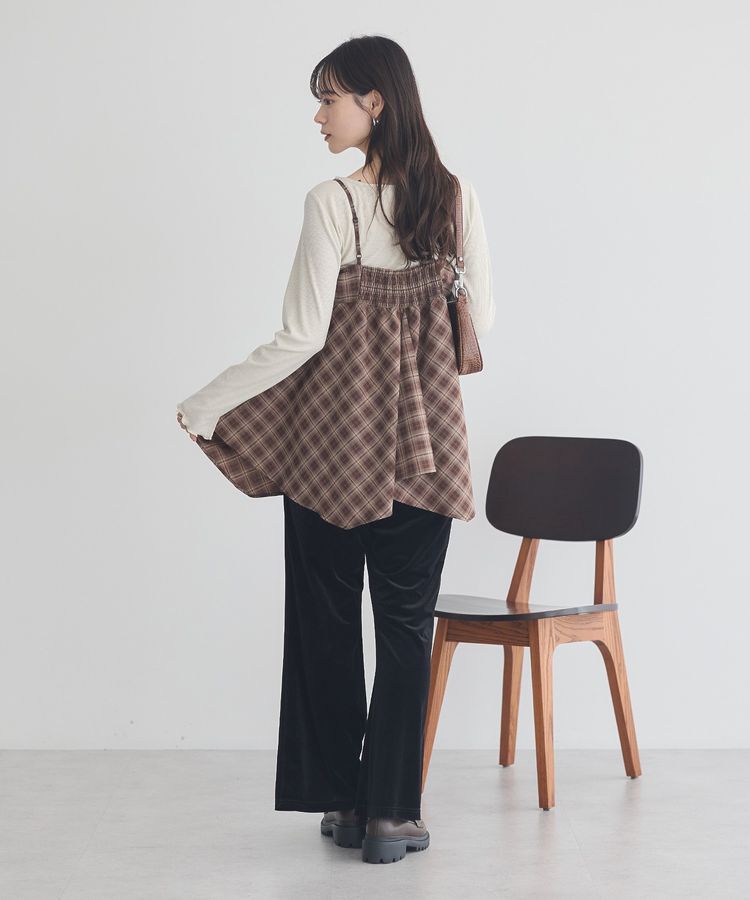 earth music&ecology「ラメテレコボートネックプルオーバー」|Tシャツ・カットソー|