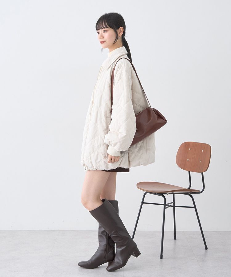 earth music&ecology「【WEB限定】ダブルステッチキルティングコート」|その他|