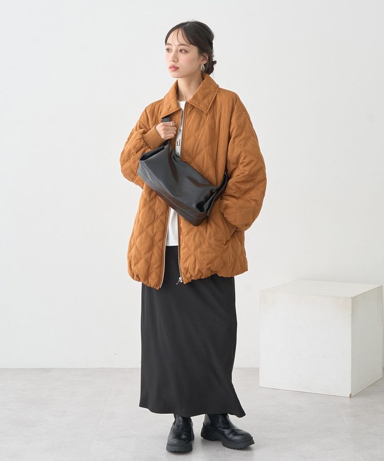 earth music&ecology「【WEB限定】ダブルステッチキルティングコート」|その他|