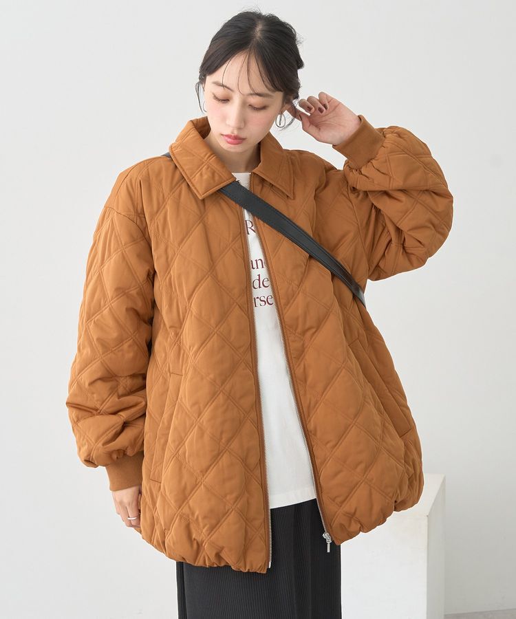 earth music&ecology「【WEB限定】ダブルステッチキルティングコート」|その他|