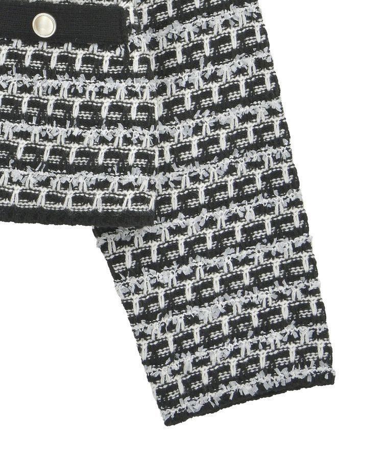 earth music&ecology「ニットツイードジャケット」|カーディガン|