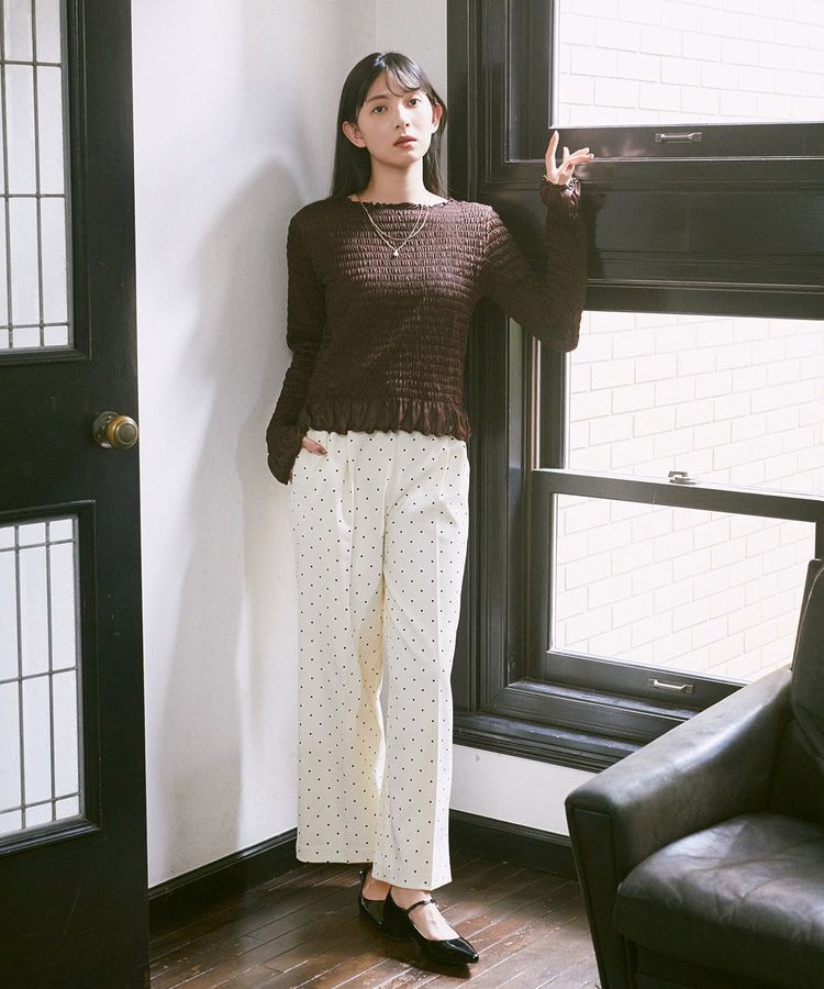 earth music&ecology「リラックスドットパンツ」|その他|