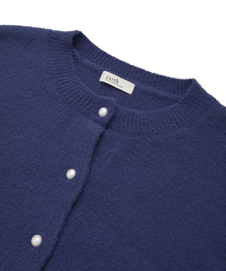 earth music&ecology「パウダーシャギークルーネックカーディガン」|カーディガン|