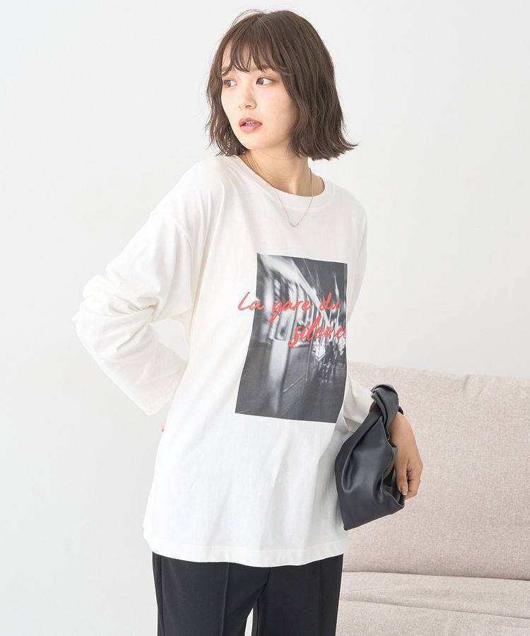 earth music&ecology「アソートプリントロンTee」|Tシャツ・カットソー|