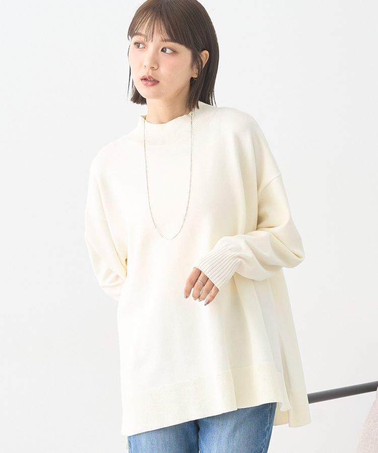 earth music&ecology「選べる丈ハイネックニット」|ニット・セーター|