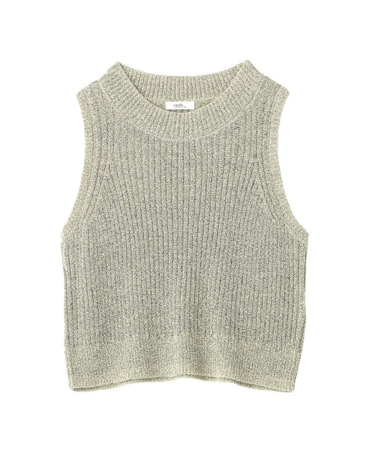 earth music&ecology「クルーネックニットベスト」|ベスト・ジレ|