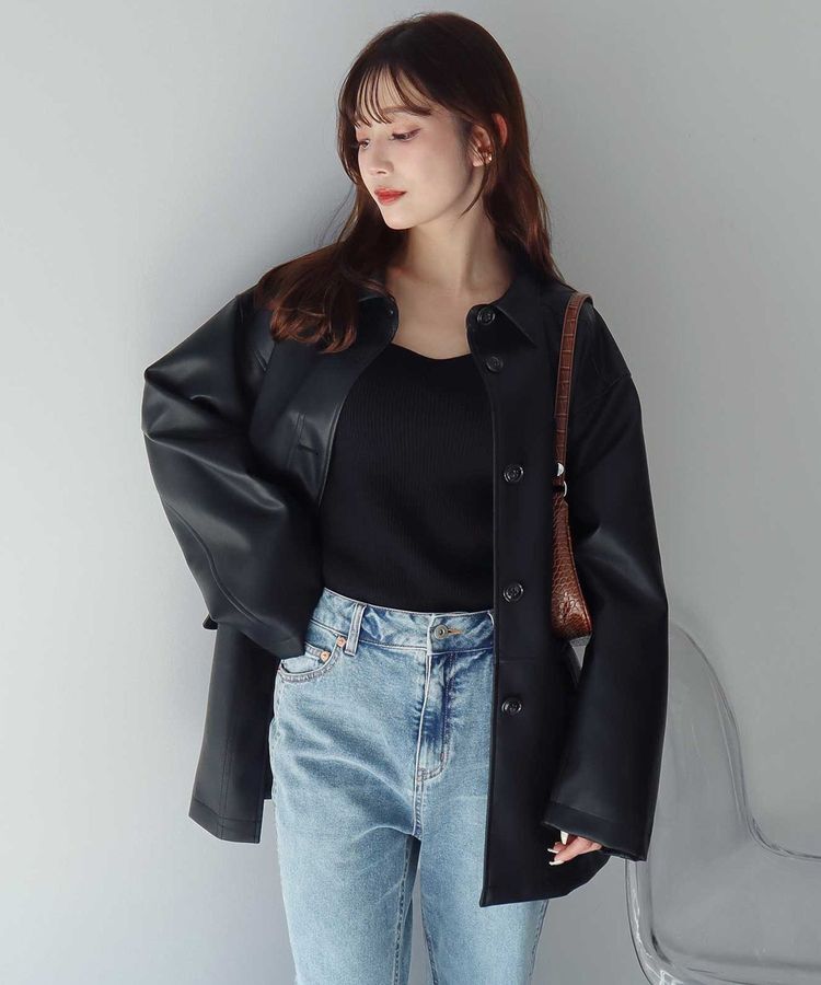 earth music&ecology「CPOシャツジャケット」|ブルゾン・スタジャン|