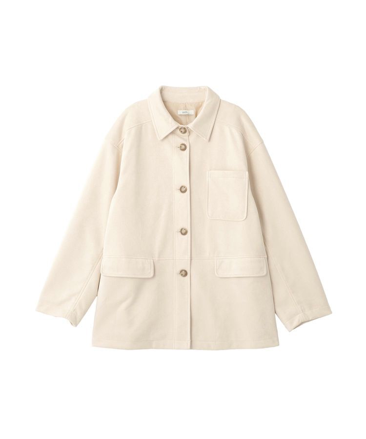 earth music&ecology「CPOシャツジャケット」|ブルゾン・スタジャン|