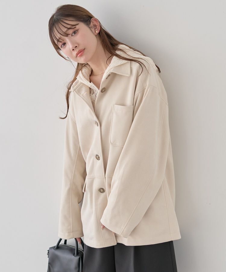 earth music&ecology「CPOシャツジャケット」|ブルゾン・スタジャン|