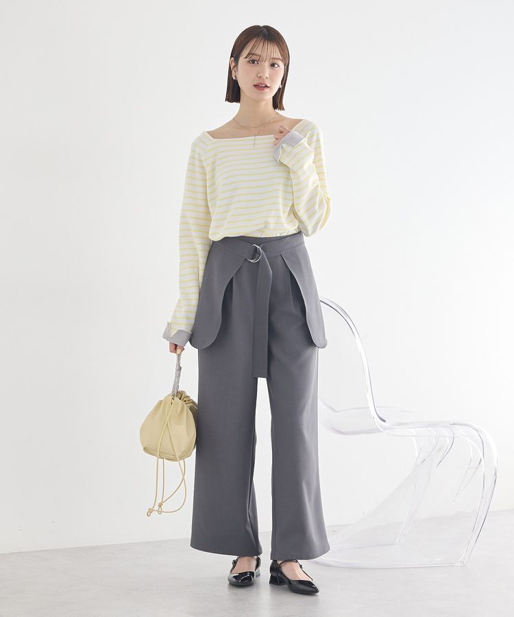 earth music&ecology「【SET2点】ラップスカート付きパンツ」|その他|