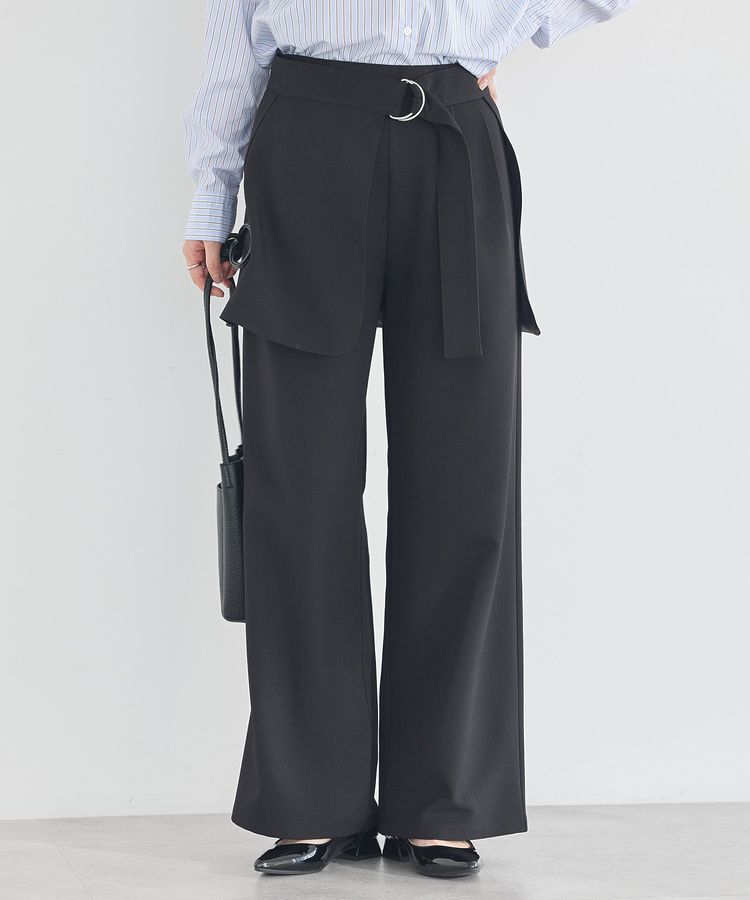 earth music&ecology「【SET2点】ラップスカート付きパンツ」|その他|Black