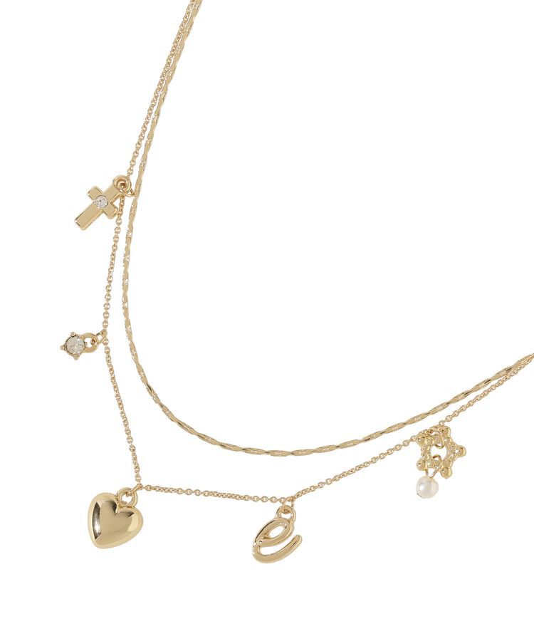 earth music&ecology「レター2連ネックレス」|ネックレス|