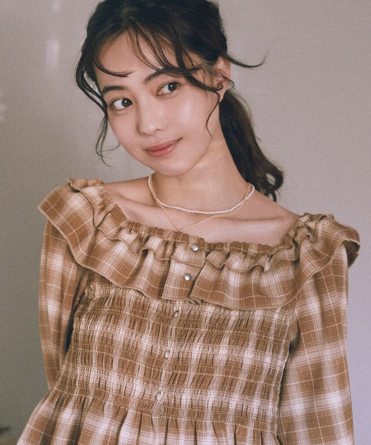 earth music&ecology「ビーズ2連ネックレス」|ネックレス|