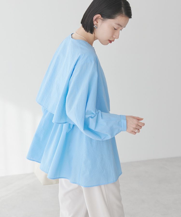 AMERICAN HOLIC「サッカーティアードロングブラウス/チュニック」|シャツ・ブラウス|