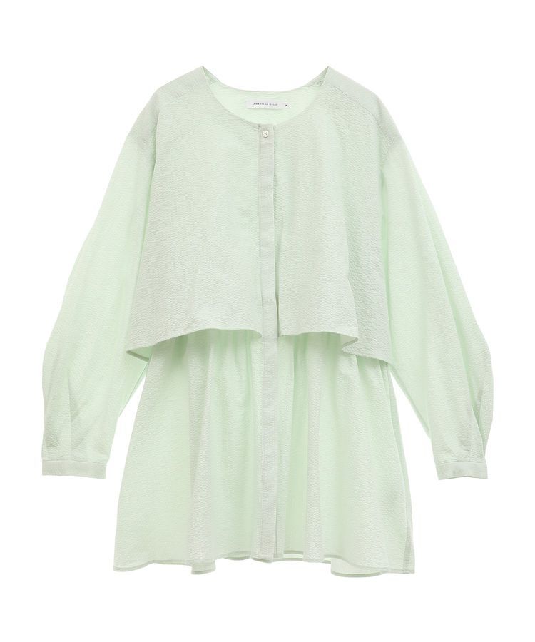 AMERICAN HOLIC「サッカーティアードロングブラウス/チュニック」|シャツ・ブラウス|