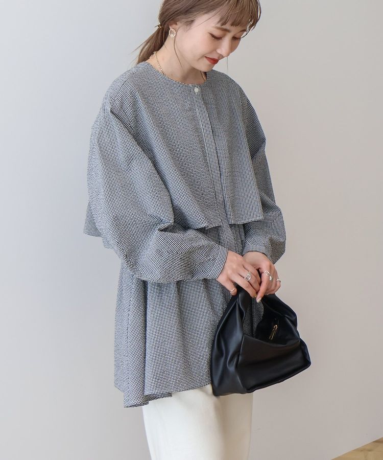 AMERICAN HOLIC「サッカーティアードロングブラウス/チュニック」|シャツ・ブラウス|