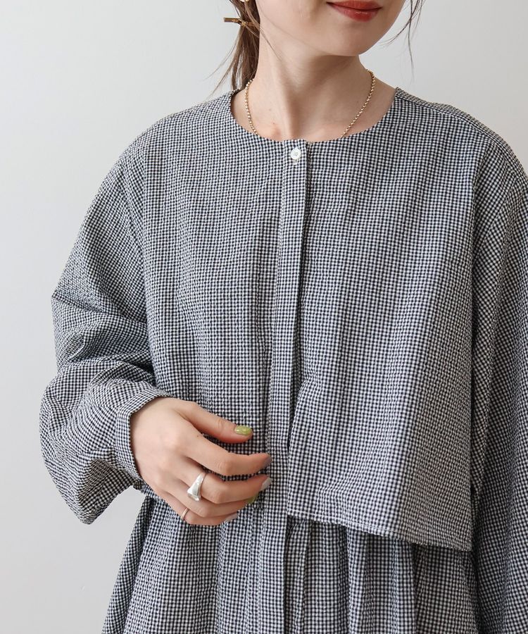 AMERICAN HOLIC「サッカーティアードロングブラウス/チュニック」|シャツ・ブラウス|