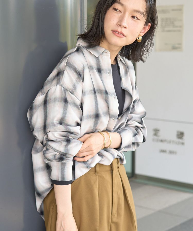 AMERICAN HOLIC「イージーケアチェックシャツ【360&deg;着こなしシャツ】」|シャツ・ブラウス|