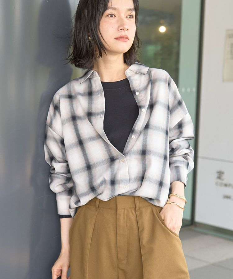 AMERICAN HOLIC「イージーケアチェックシャツ【360&deg;着こなしシャツ】」|シャツ・ブラウス|