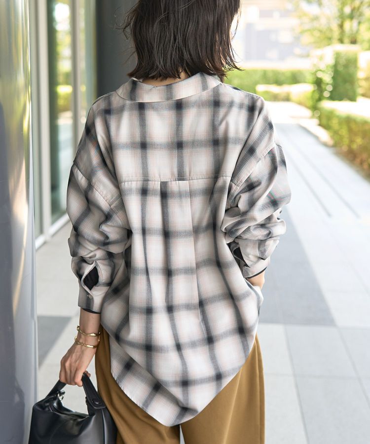 AMERICAN HOLIC「イージーケアチェックシャツ【360&deg;着こなしシャツ】」|シャツ・ブラウス|