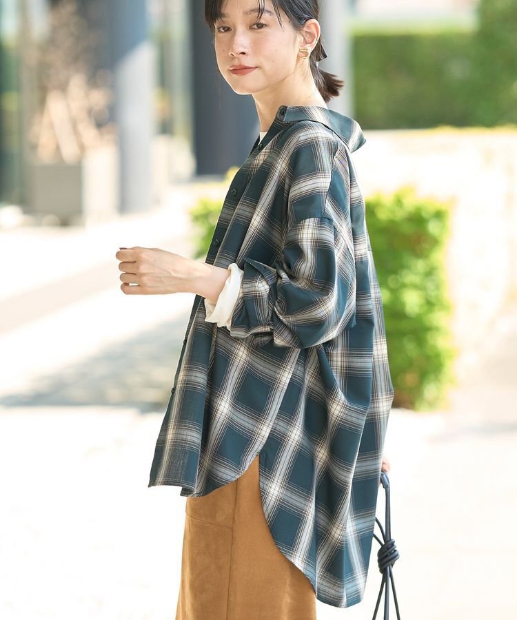 AMERICAN HOLIC「イージーケアチェックシャツ【360&deg;着こなしシャツ】」|シャツ・ブラウス|