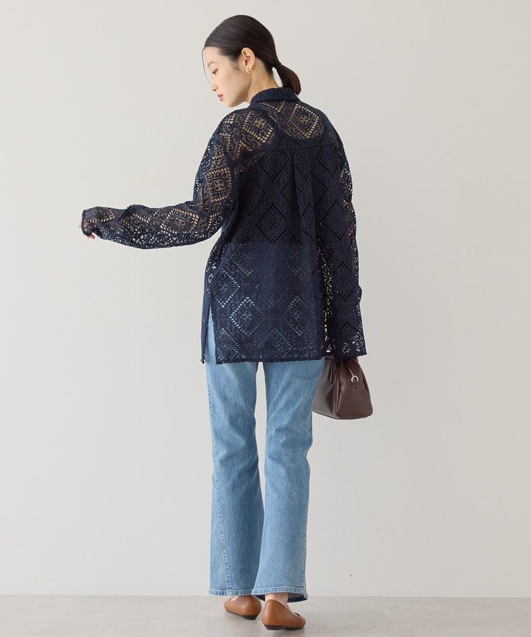 AMERICAN HOLIC「レース長袖シャツ」|シャツ・ブラウス|