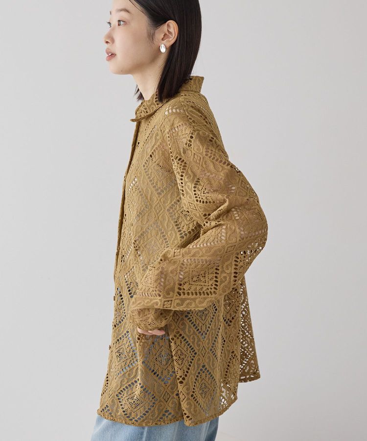 AMERICAN HOLIC「レース長袖シャツ」|シャツ・ブラウス|
