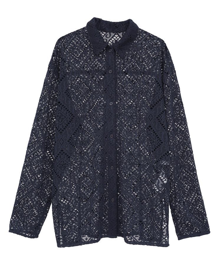AMERICAN HOLIC「レース長袖シャツ」|シャツ・ブラウス|