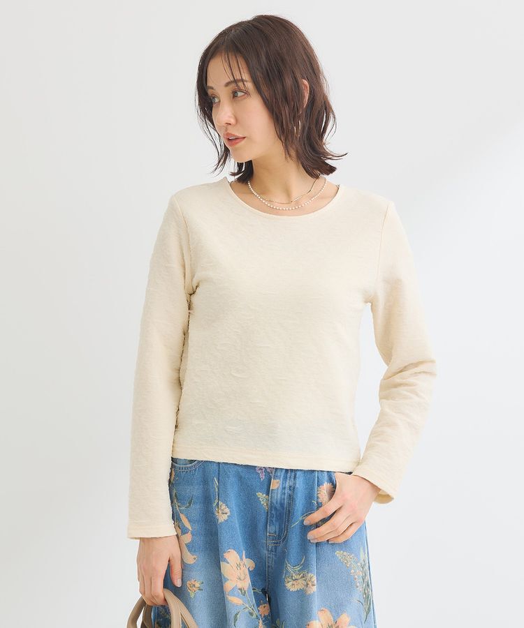 Green Parks「シアーポコポコプルオーバー」|Tシャツ・カットソー|