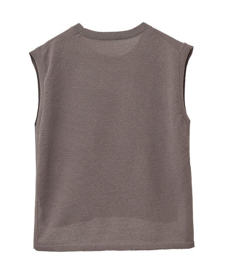 Green Parks「・Petit Fleur ノースリリネンライクニット」|ニット・セーター|