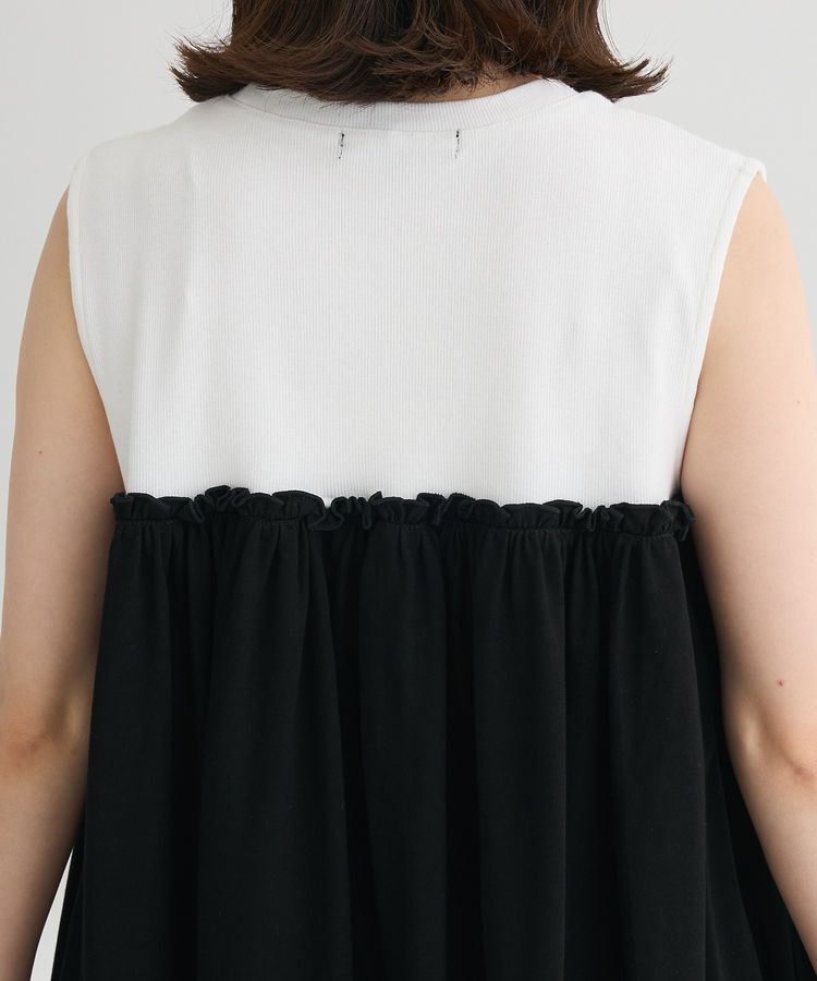 Green Parks「・SUGAR SPOON ギャザーノースリーブワンピ」|ワンピース|