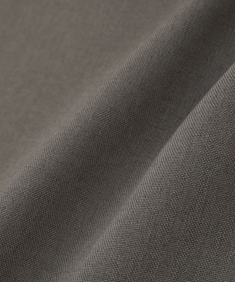 Green Parks「麻調ペプラムzipベスト」|ベスト・ジレ|