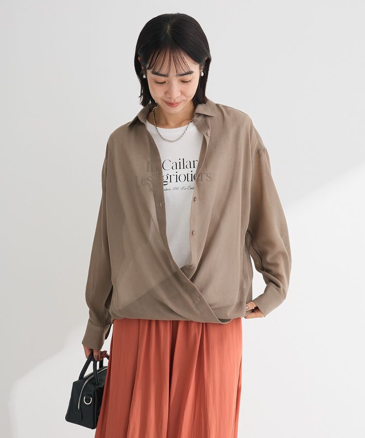 Green Parks「ノースリーブフェミニンロゴプルオーバー」|Tシャツ・カットソー|