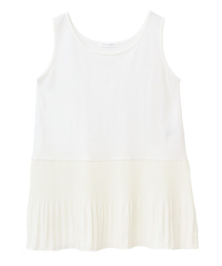 Green Parks「裾プリーツタンクトップ」|インナー|