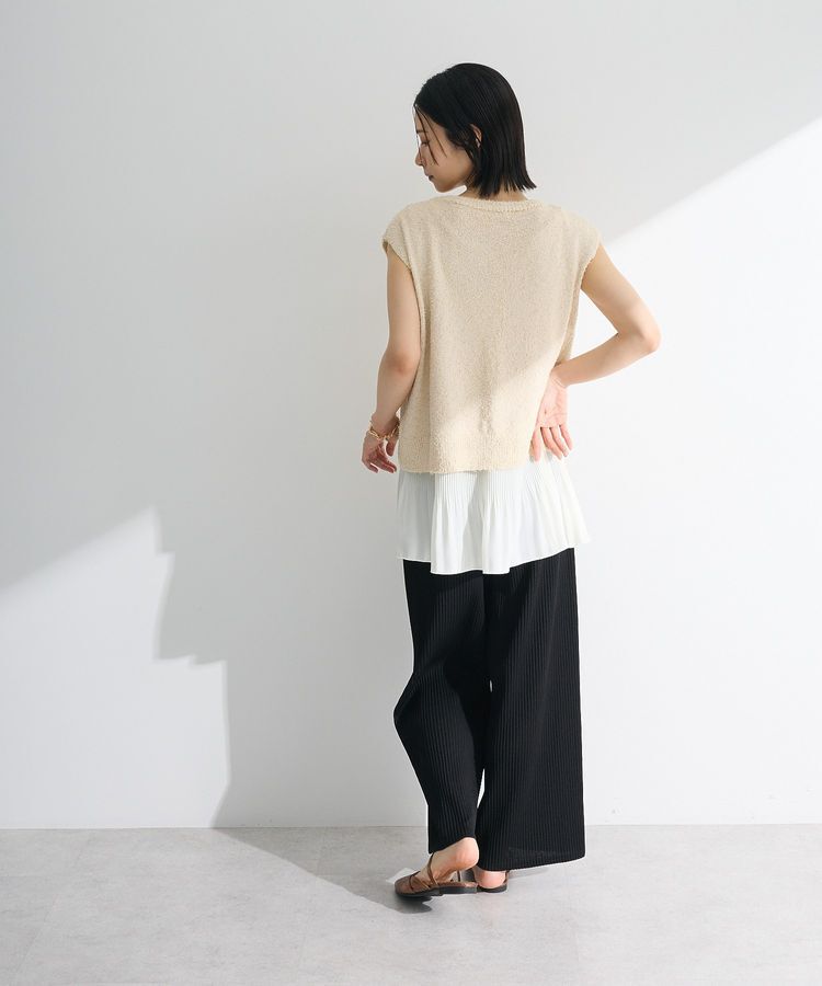 Green Parks「裾プリーツタンクトップ」|インナー|