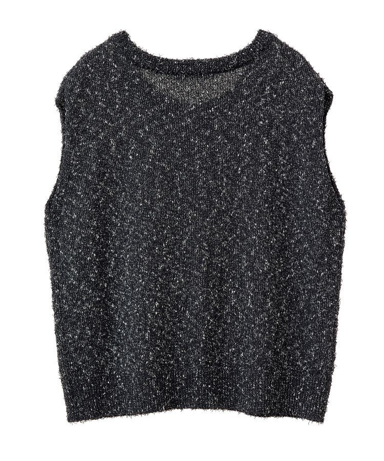 Green Parks「ツィード風金釦ニットベスト」|ベスト・ジレ|