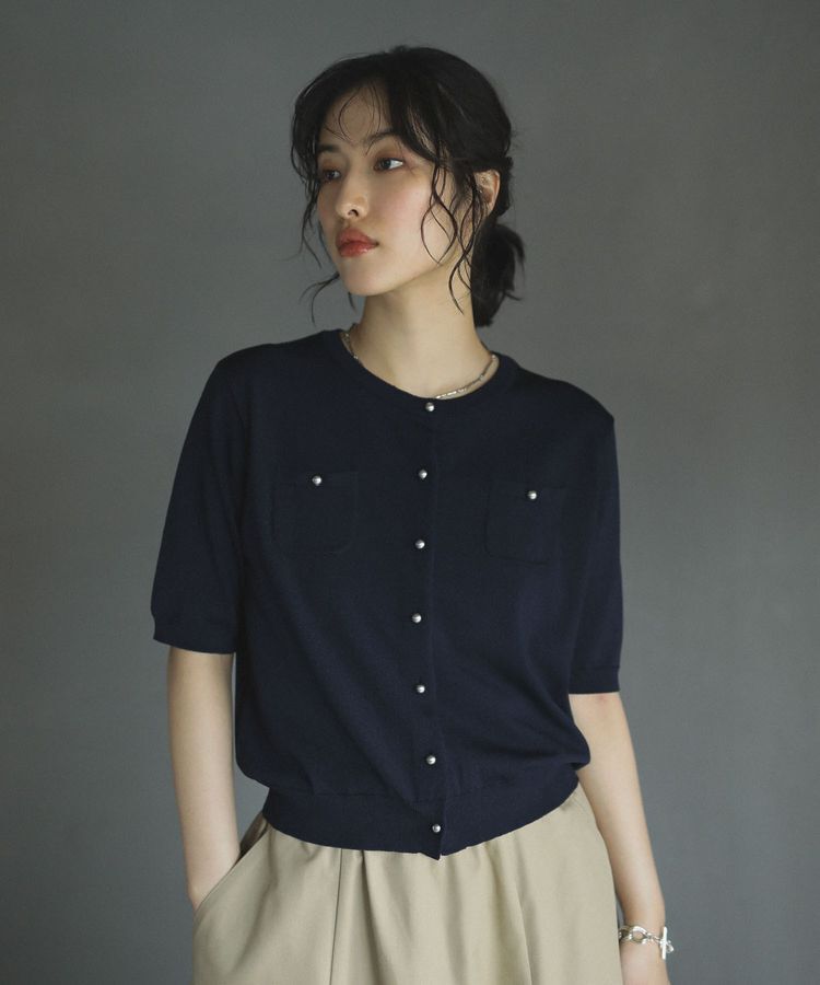 Green Parks「コンパクトポケットカーディガン」|カーディガン|