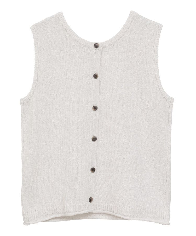 Green Parks「前後2way ミックスカラーノースリーブニット」|ベスト・ジレ|