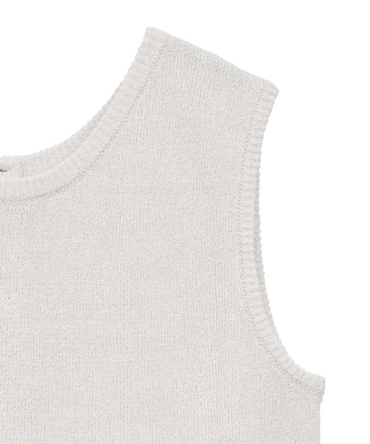 Green Parks「前後2way ミックスカラーノースリーブニット」|ベスト・ジレ|