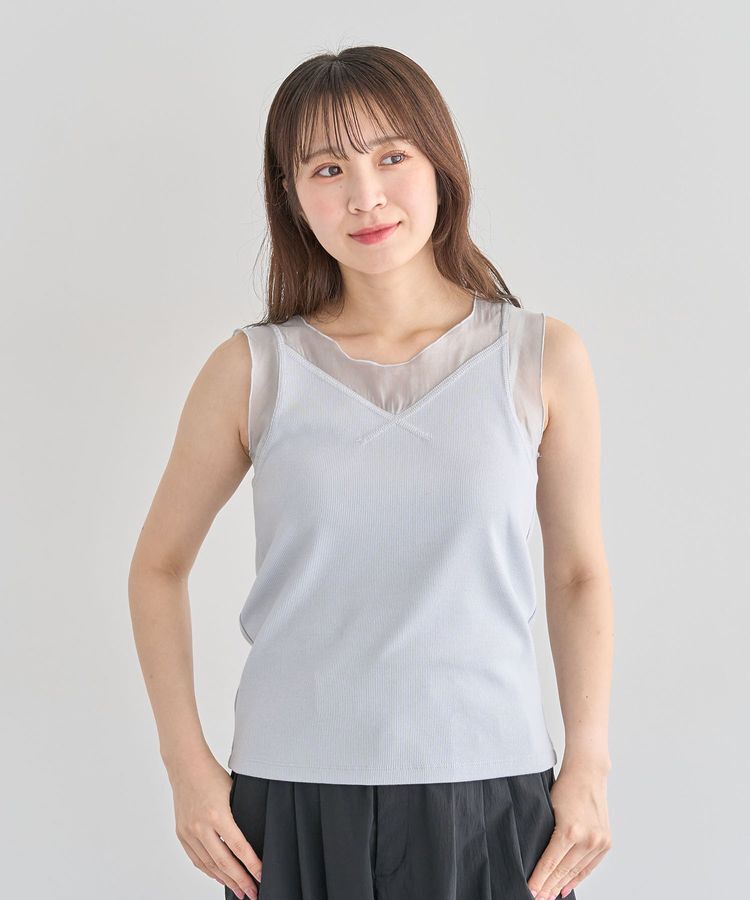 Green Parks「・SUGAR SPOON シアー切替タンクトップⅡ」|インナー|