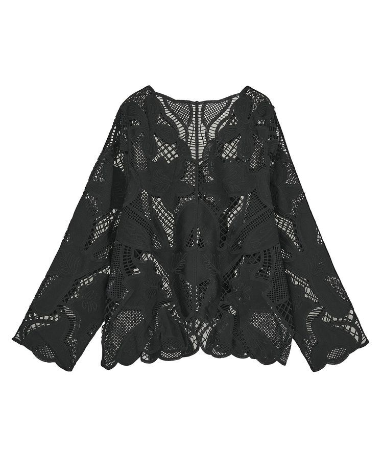 Green Parks「・ELENCARE DUE レーシーカーディガン」|カーディガン|