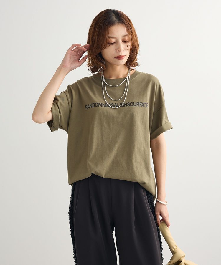 Green Parks「・ELENCARE DUE ロゴptTEE」|Tシャツ・カットソー|Khaki