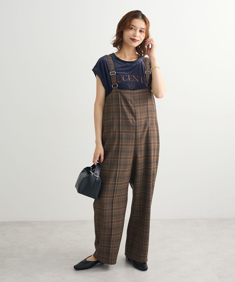 Green Parks「ピンタックサロペット」|オールインワン|