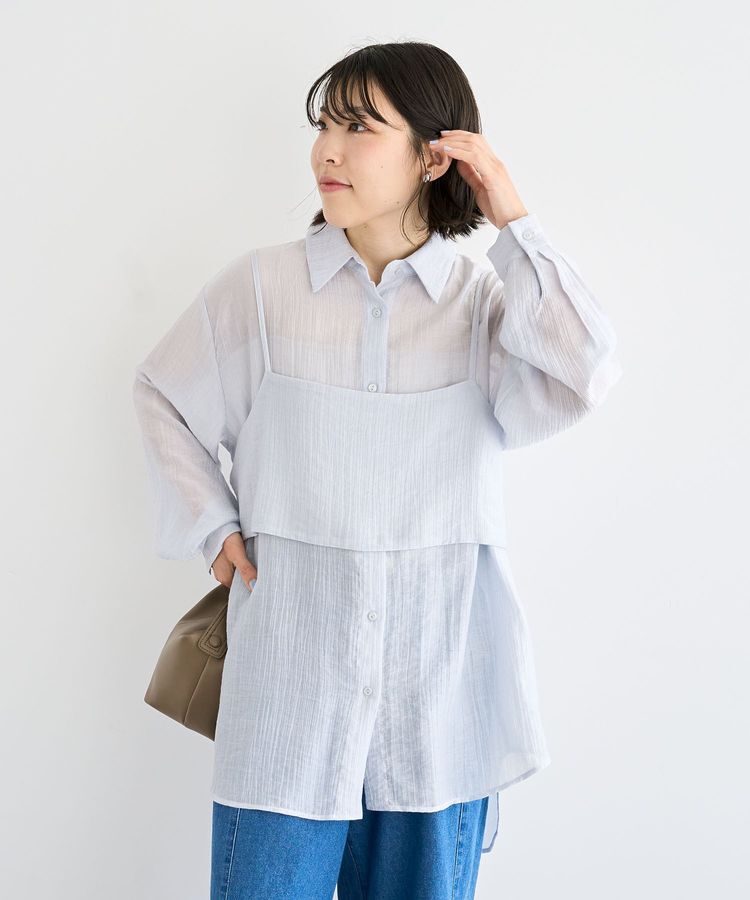 armonia「SET2点シアーシャツ+ビスチェ」|シャツ・ブラウス|