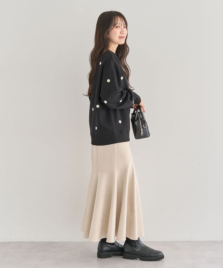 Green Parks「・swing by デイジー刺繍スウェット」|スウェット・ジャージ|