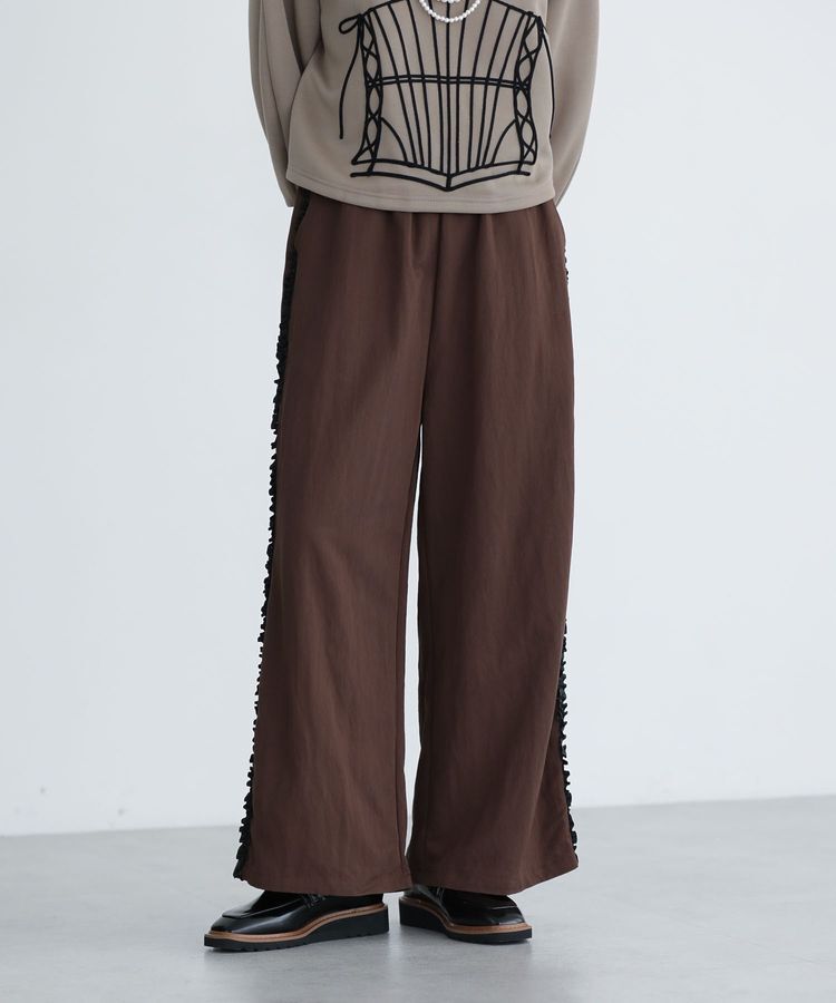 Green Parks「■ESCAR サイドミニフリルワイドパンツ」|その他|