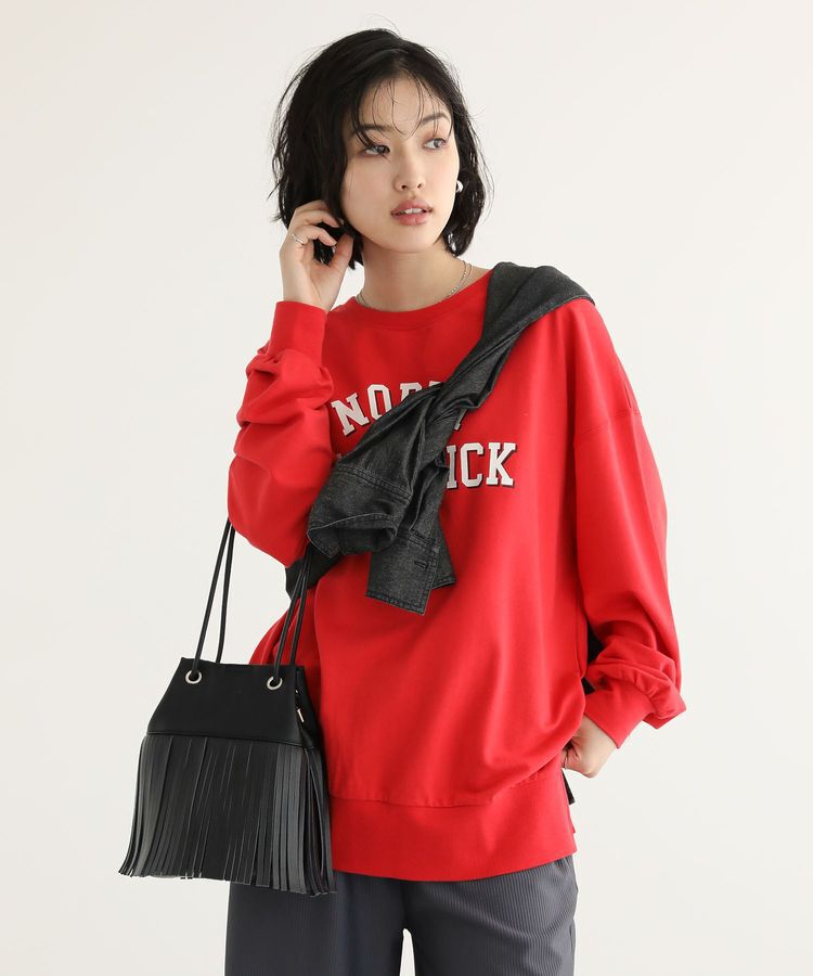 Green Parks「カレッジロゴ裏毛チュニック」|チュニック|