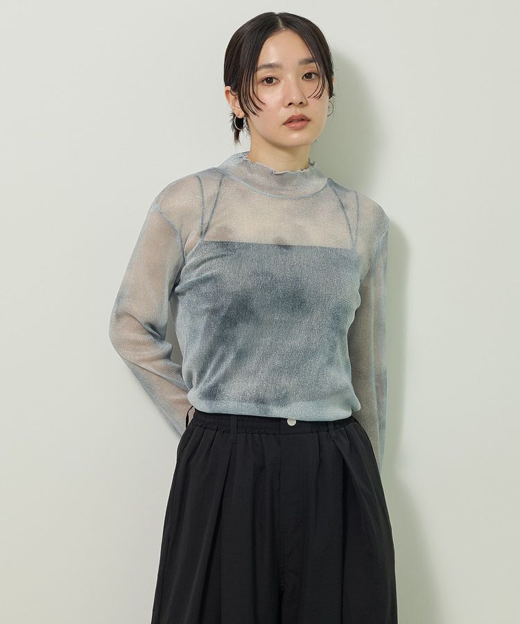 Green Parks「シアー柄プルオーバー」|Tシャツ・カットソー|